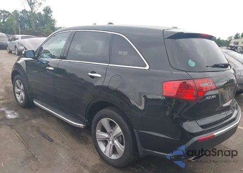 2011 Acura Mdx Technology Package z USA, uszkodzony, nr VIN 2HNYD2H67BH522953